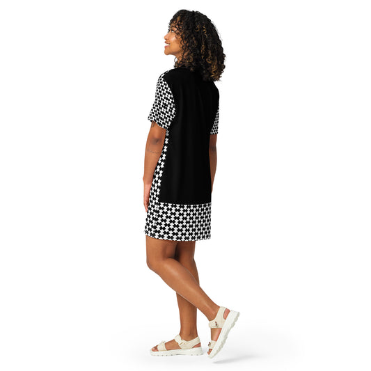 Monochrome T-shirt Dress 6