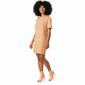 T-shirt Dress Peach Fuzz Print 11