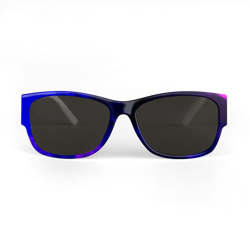 Sunglasses Blue and Pink Watercolour Print Design