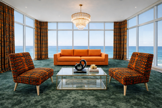 Occasional Chair Energy Healing Print Ladder