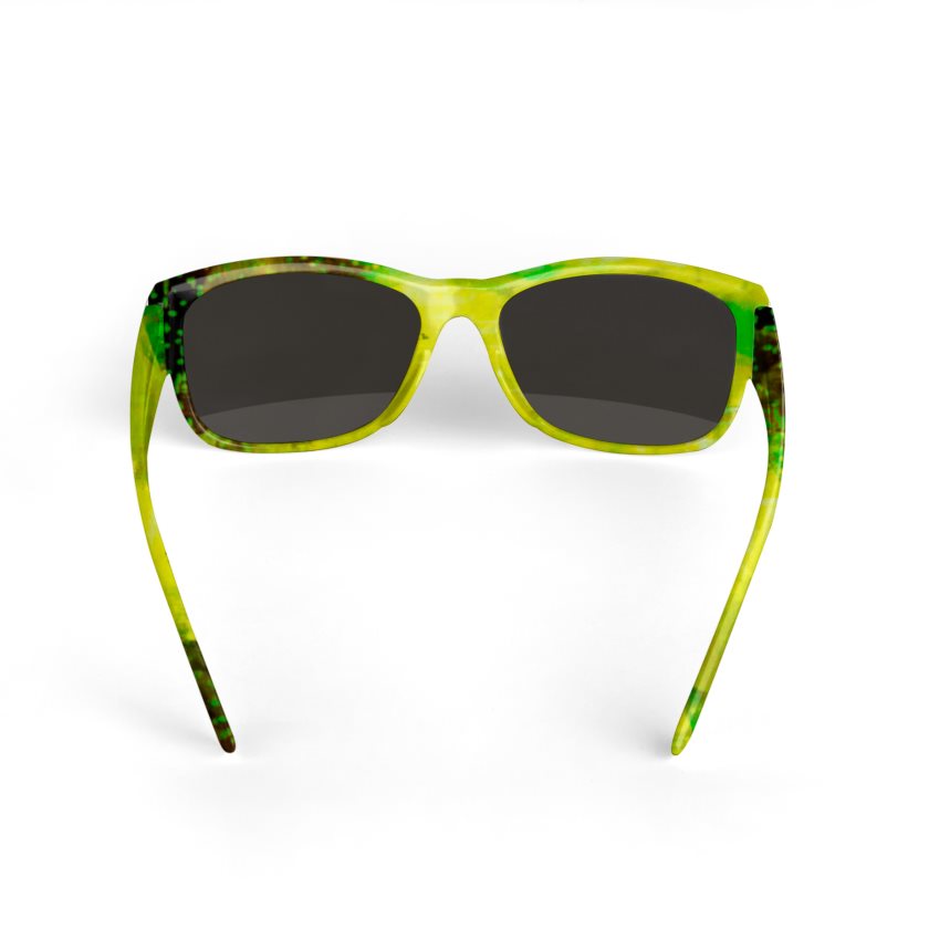 Sunglasses Lime Punch Watercolour Print Design