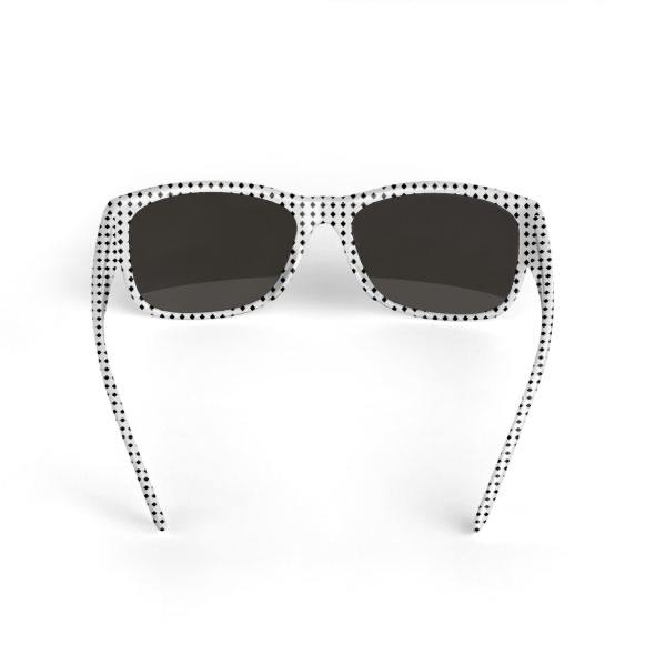 Sunglasses Black Diamonds Print Design