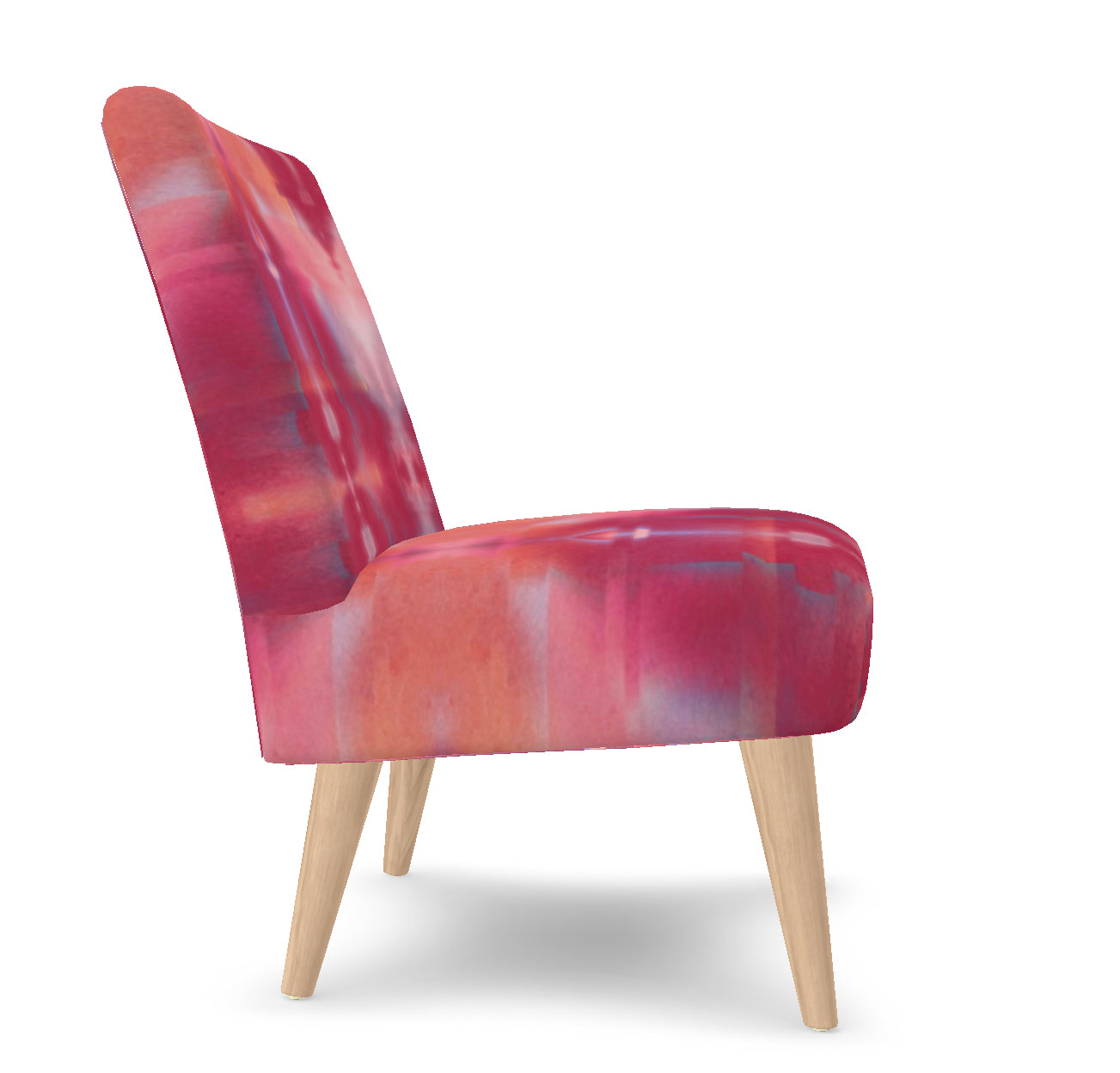 Occasional Chair Viva Magenta Texture 3 Metaverse