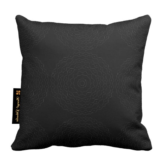 Monochrome Cushion - Small Circles