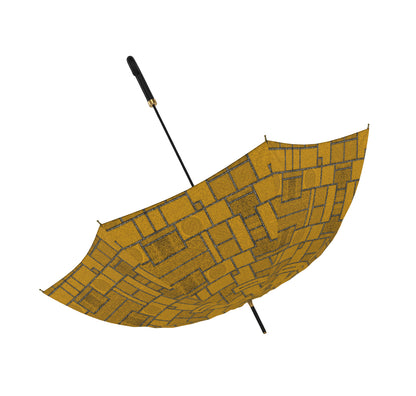 Umbrella Afro Patchwork Print Design 2