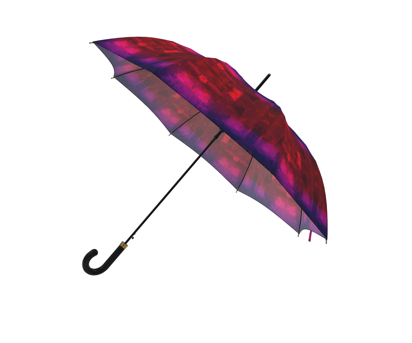 Umbrella Red & Deep Purple Watercolour