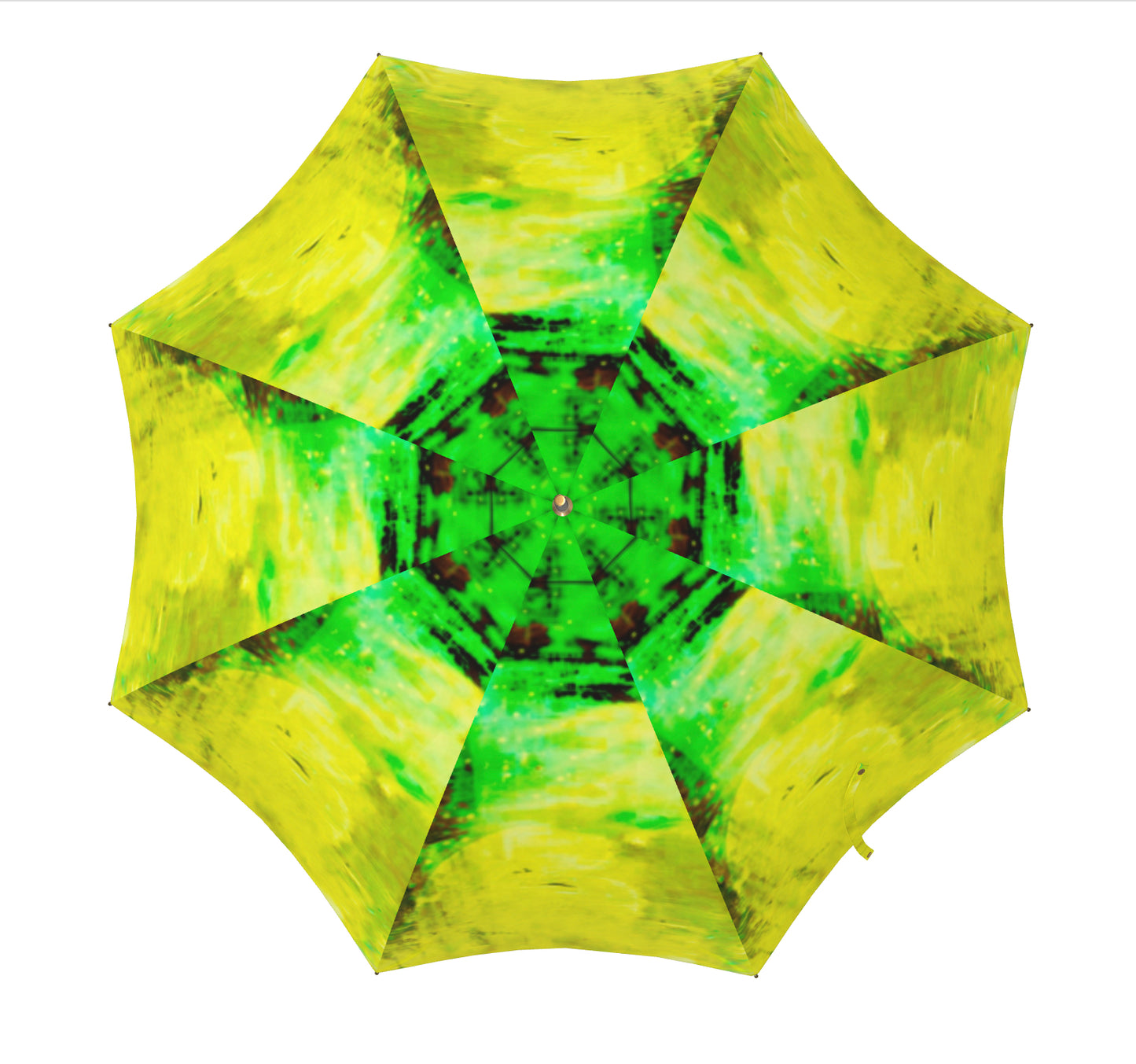 Umbrella Lime Green Watercolour