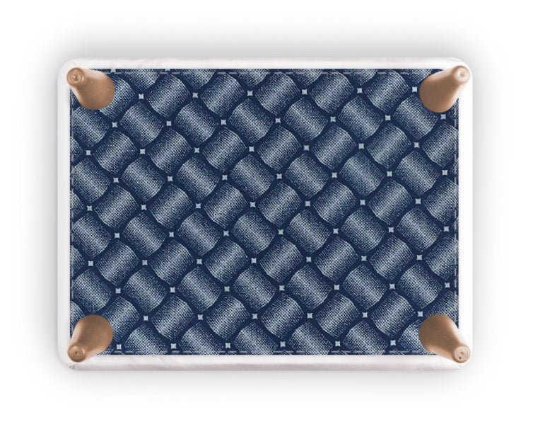 Footstool Indigo BPINT002