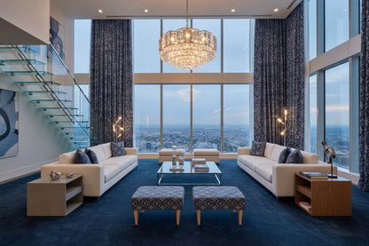 Footstool Indigo BPINT003