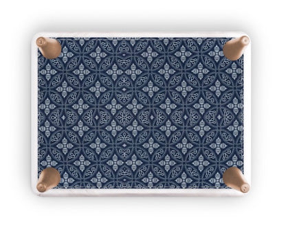 Footstool Indigo BPINT003