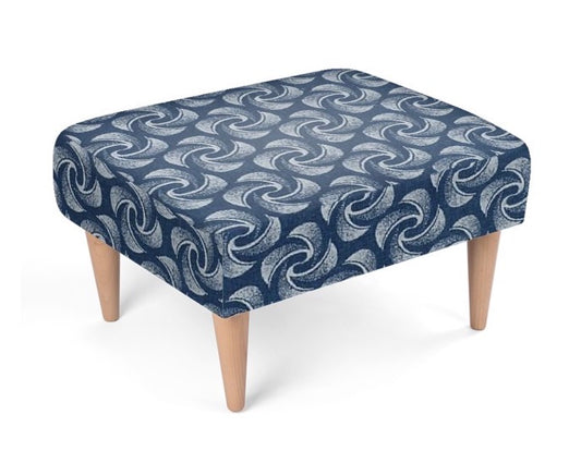Footstool Indigo BPINT004