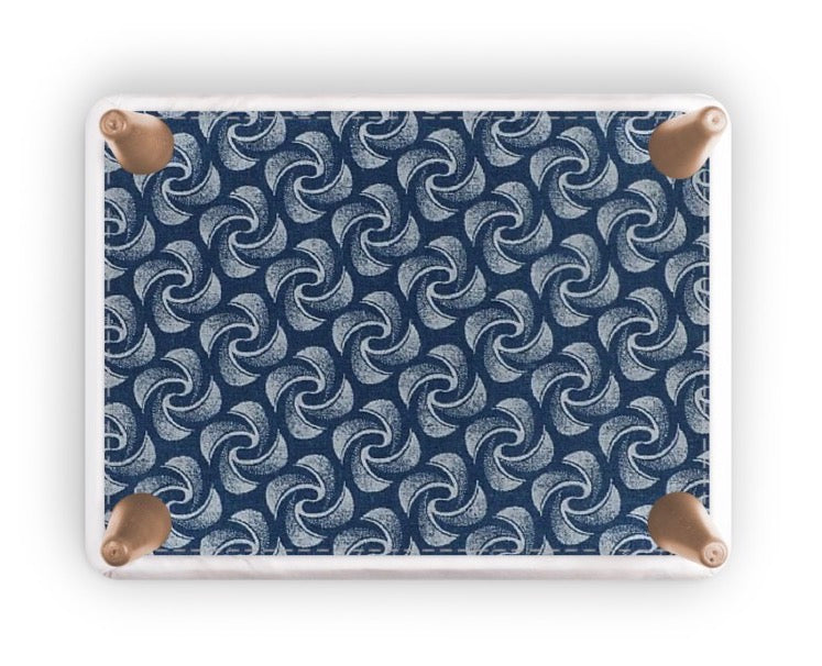 Footstool Indigo BPINT004