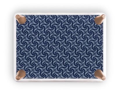 Footstool Indigo BPINT004