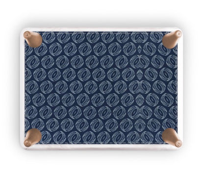 Footstool Indigo BPINT005