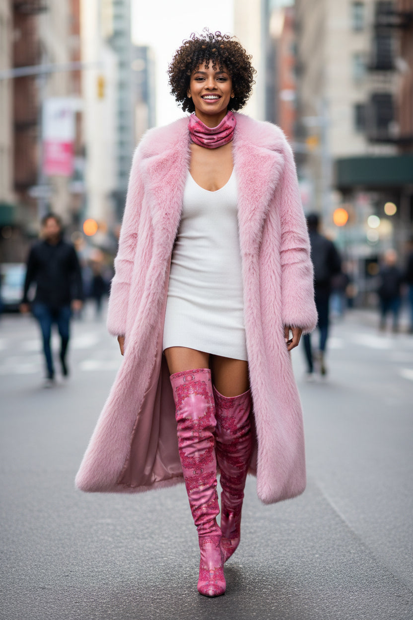 Neck Gaiter Viva Magenta Abstract Print Design 22.1 Metaverse