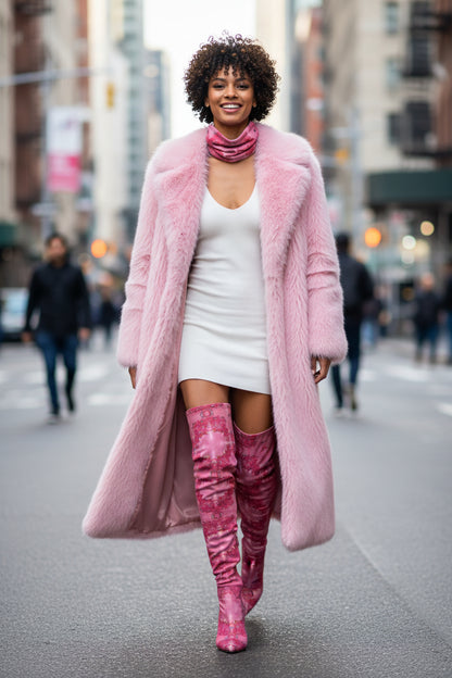 Neck Gaiter Viva Magenta Abstract Print Design 22.1 Metaverse