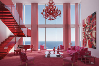 Occasional Chair Viva Magenta Texture 5 Metaverse