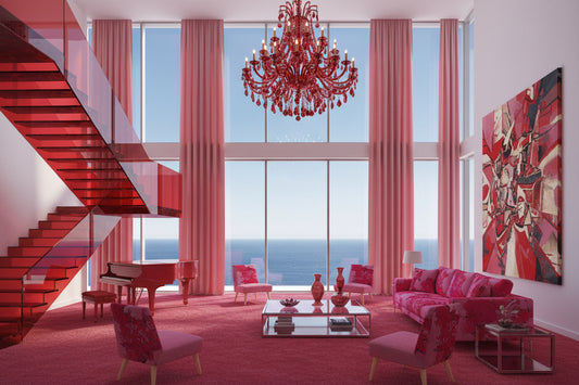 Occasional Chair Viva Magenta Texture 5 Metaverse