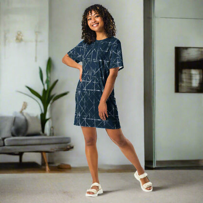 T-shirt Dress Tie Dye Print #6