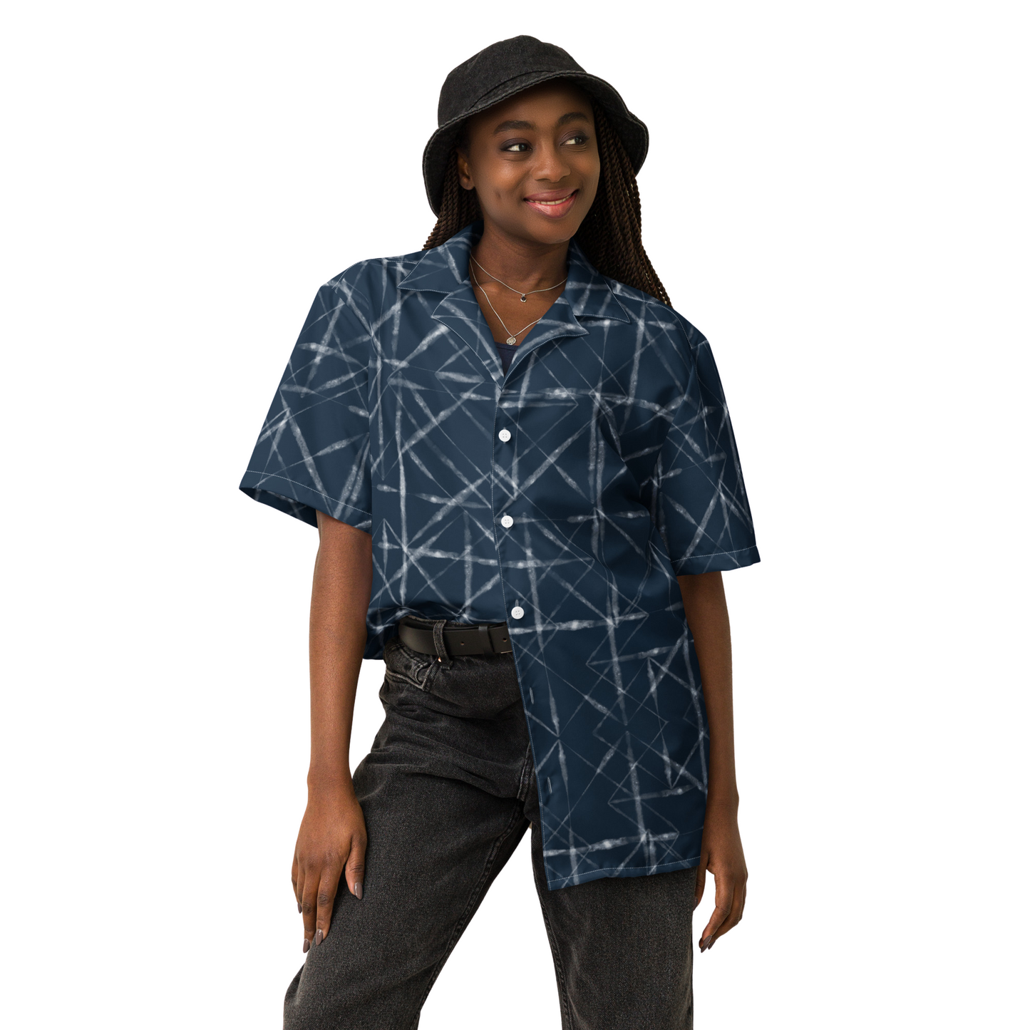 Unisex Button Shirt Unisex T- Shirt Short Sleeves