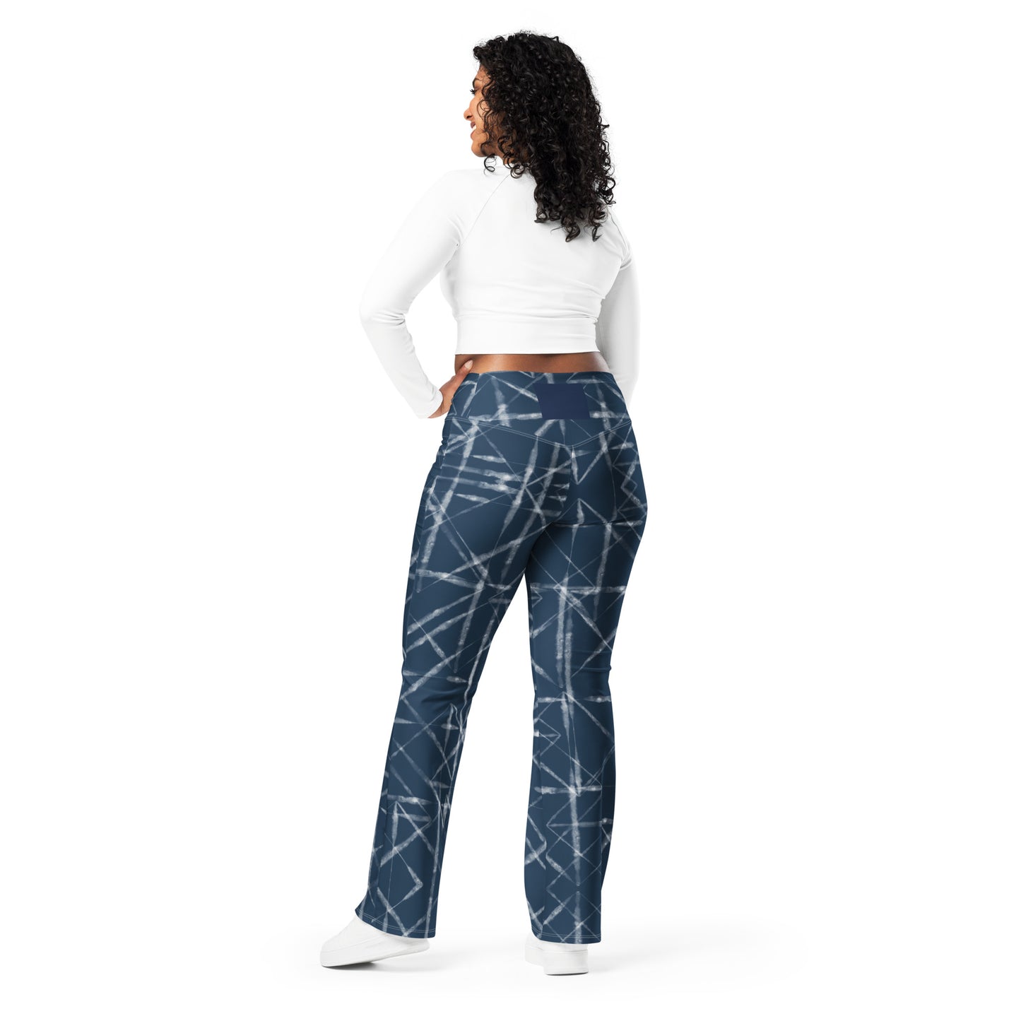 Flare Leggings Tie Dye Print #6