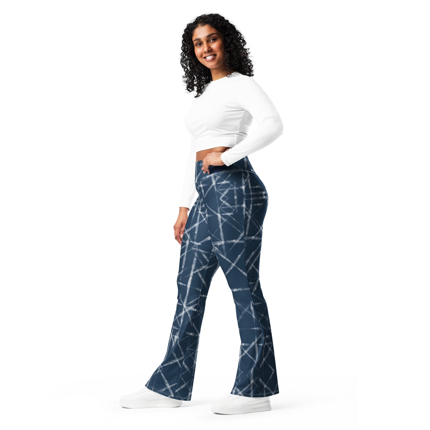 Flare Leggings Tie Dye Print #6