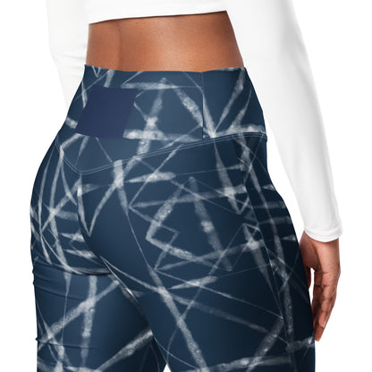 Flare Leggings Tie Dye Print #6