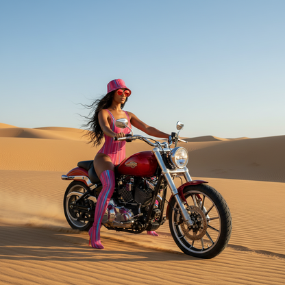 One-Piece Swimsuit VivaMagenta Texture 14 -Metaverse