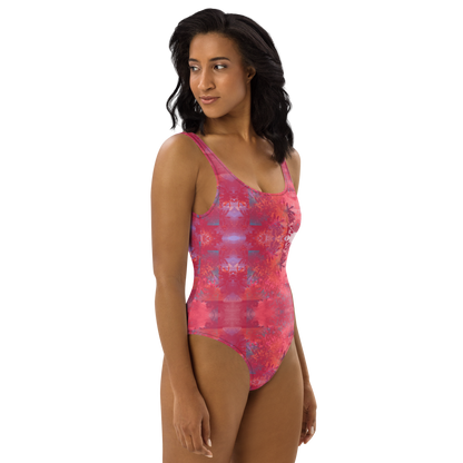 One-Piece Swimsuit VivaMagenta Texture 17 -Metaverse