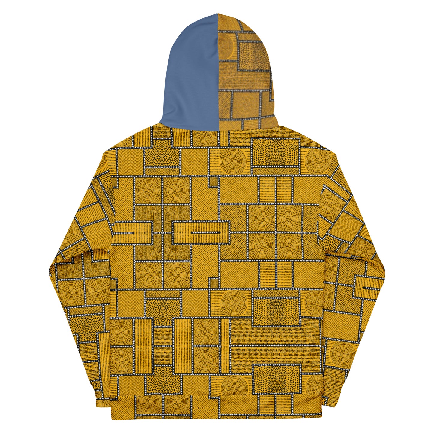 Unisex Hoodie Afro Patchwork Print Design 3