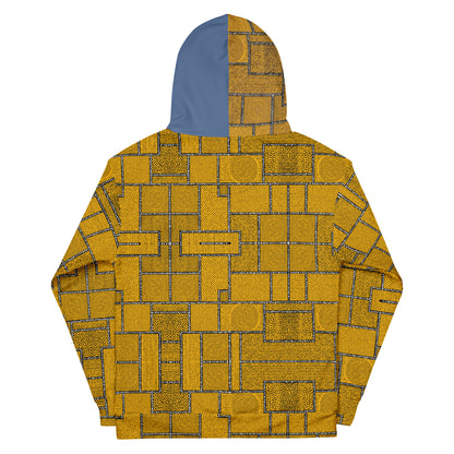 Unisex Hoodie Afro Patchwork Print Design 3