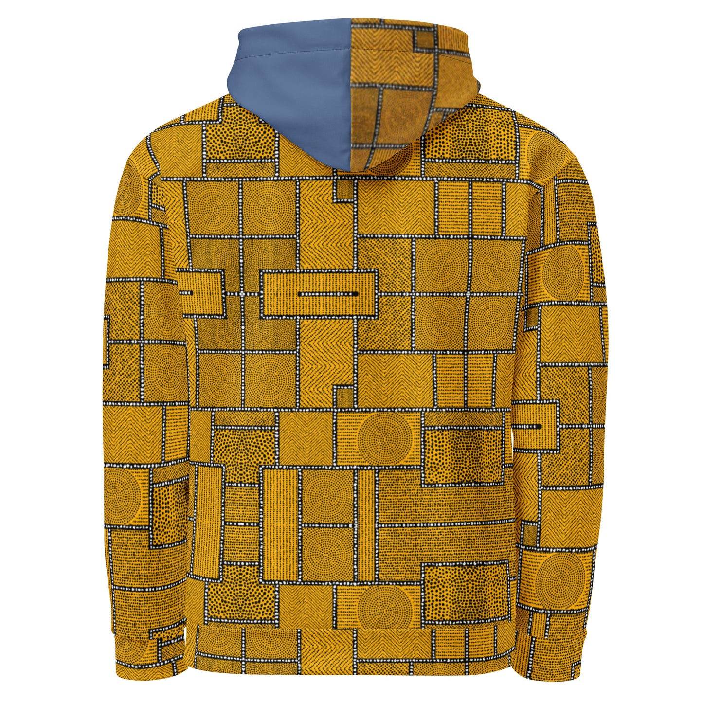 Unisex Hoodie Afro Patchwork Print Design 3