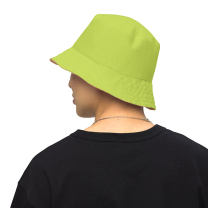 Reversible Bucket Hat Peach Fuzz #1.15 Solid Neon Green