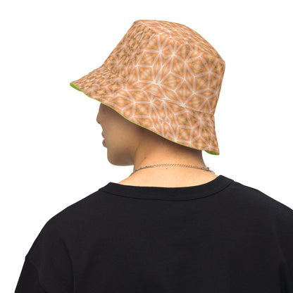 Reversible Bucket Hat Peach Fuzz #1.15 Solid Neon Green