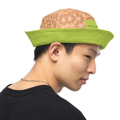 Reversible Bucket Hat Peach Fuzz #1.15 Solid Neon Green