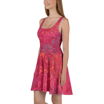 Skater Dress Viva Magenta Pattern 5 Metaverse