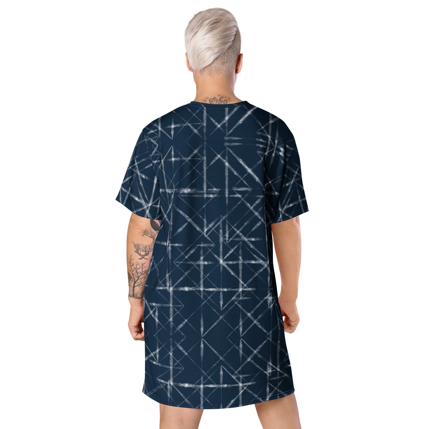 T-shirt Dress Tie Dye Print #6