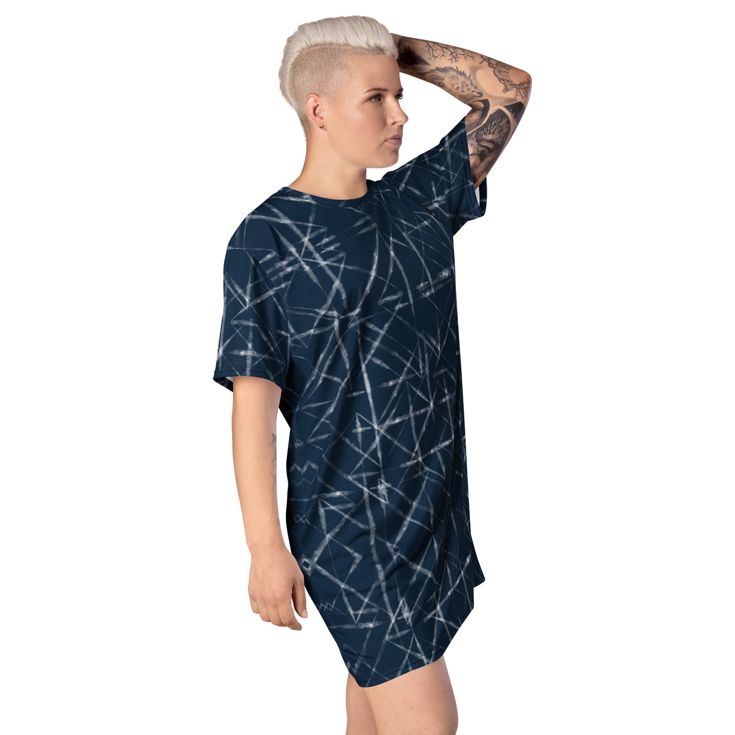 T-shirt Dress Tie Dye Print #6