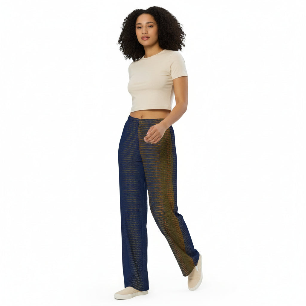 Unisex Wide-leg Pants Energy Healing Print 1.1 KhuKhuZ Fashion & Lifestyle