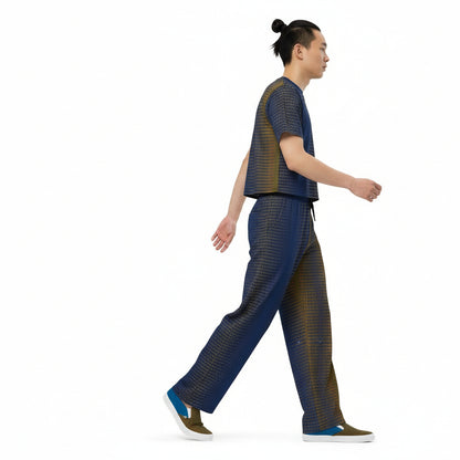 Unisex Wide-leg Pants Energy Healing Print 1.1