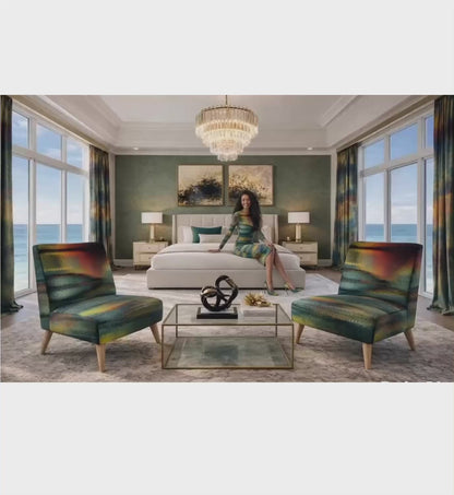 Occasional Chair Energy Healing Persian Star