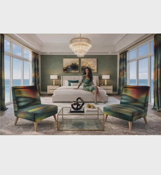 Occasional Chair Energy Healing Persian Star