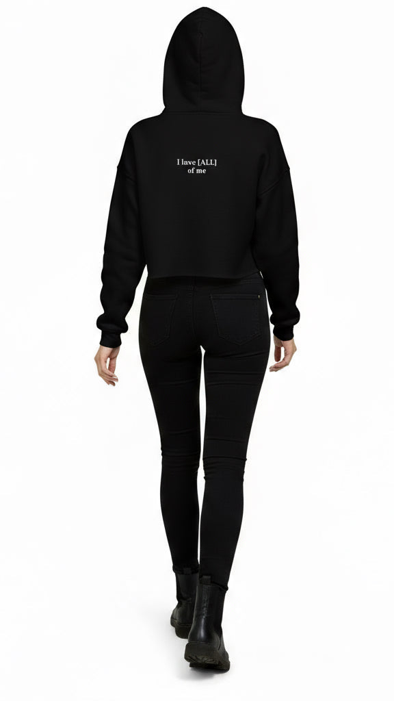 Wearing this black top and black jeans with black boots walking
