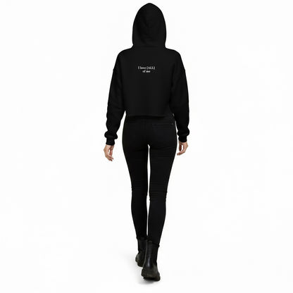 Wearing this black top and black jeans with black boots walking