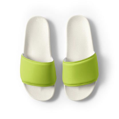 Women's Slides Solid Neon Green