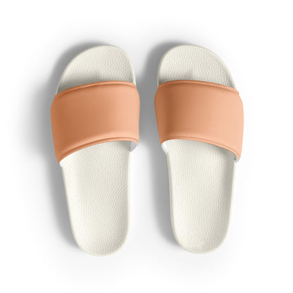 Women's Slides Solid Peach Fuzz