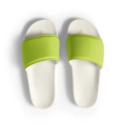 Women's Slides Solid Neon Green