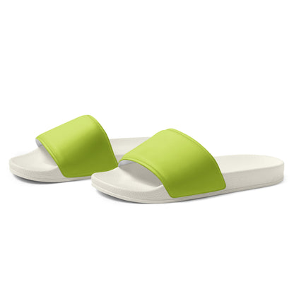Women's Slides Solid Neon Green