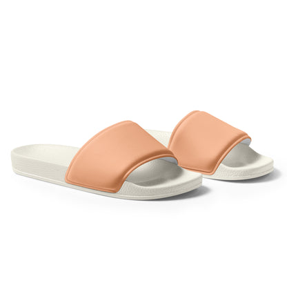 Women's Slides Solid Peach Fuzz