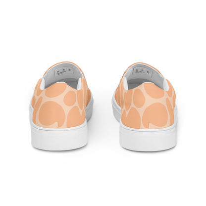 Women’s Slip-On Canvas Peach Fuzz Print #11 Shoes